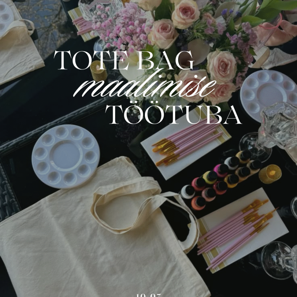 Tote bag maalimise töötuba
