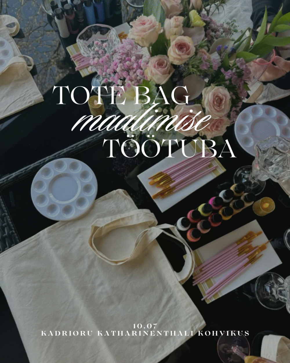 Tote bag maalimise töötuba